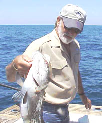 Captain Al and his good friend Grouper